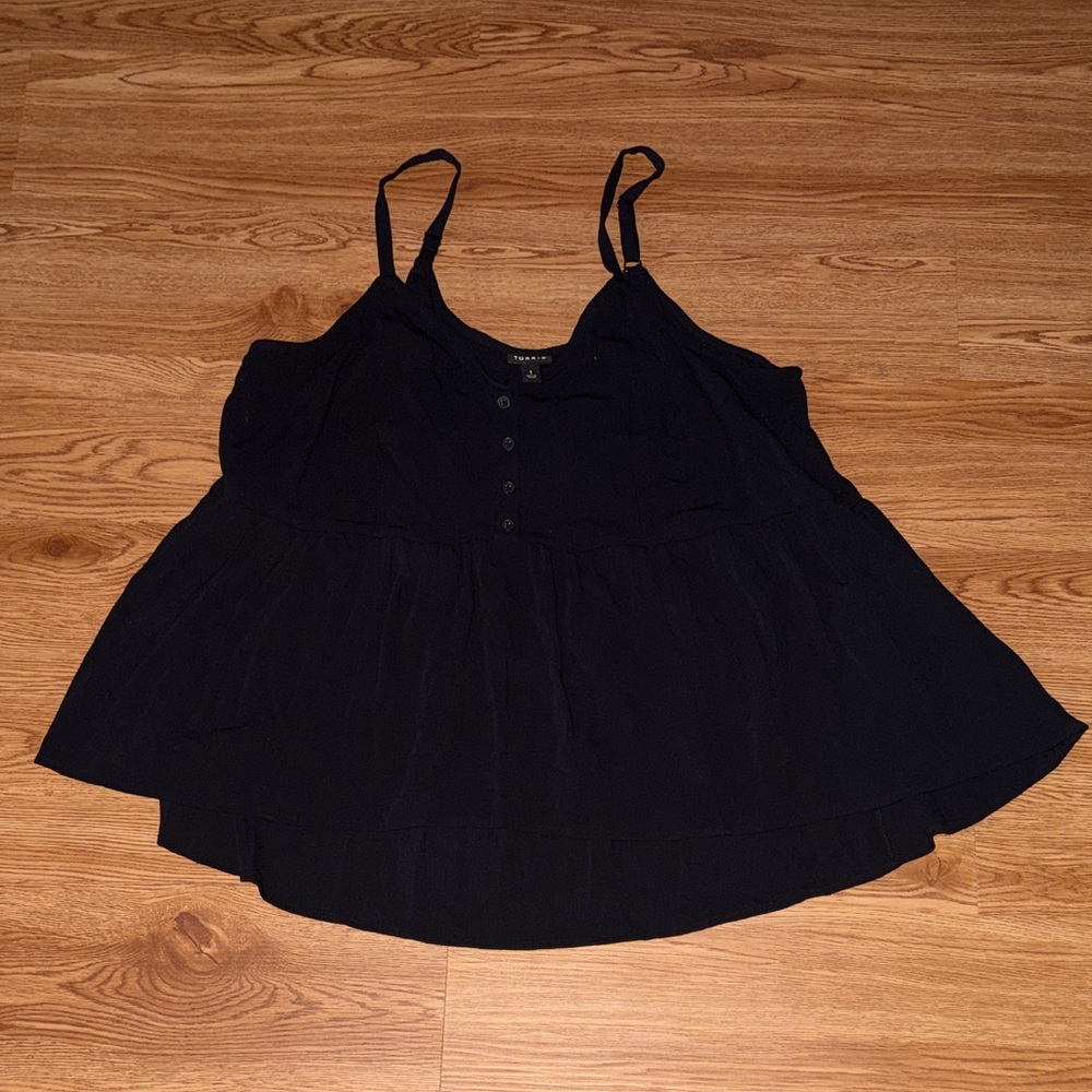 Torrid Black Sleeveless Blouse